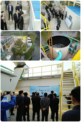 市委常委、區(qū)委書記李世貴一行考察我司江寧泵站污水凈化提升項目